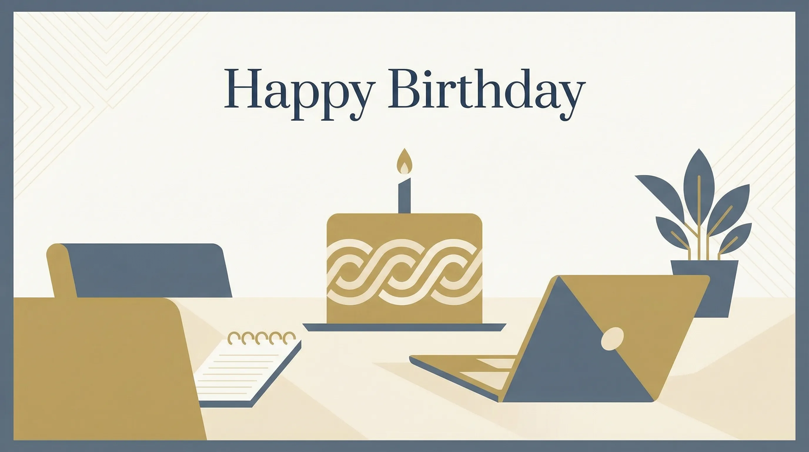 Professional birthday wish for business partner or boss - Deskside Chats