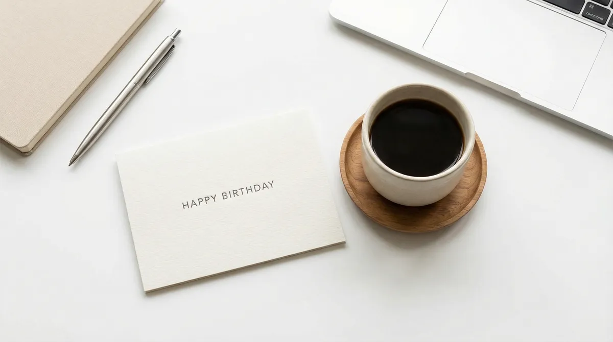 Celebrations - Simple Birthday Message to Coworker
